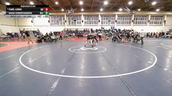 157 lbs Quarterfinal - Cael Loria, Xavier vs Evan Christianson, Wilton