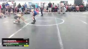 84 lbs Round 5 (8 Team) - Gage Richardson, Florida Scorpions Gold vs Morgan Huffmaster, Florida Avengers