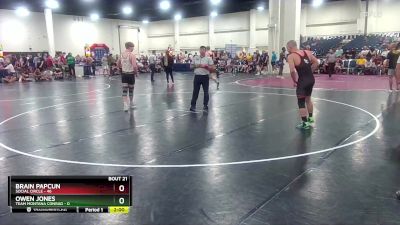 157 lbs Round 5 (10 Team) - Brain Papcun, Social Circle vs Owen Jones, Team Montana Conrad