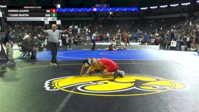 120 lbs Consi Of 8 #1 - Andres Juarez, Independence (CC) vs Caine Martin, Camarillo (SS)