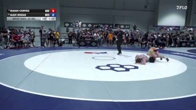 57 kg Champ. Rd Of 16 - Isaiah Cortez, Spartan Combat RTC/ Titan Mercury Wrestling Club vs Alex Rozas, Baton Rouge Training Center