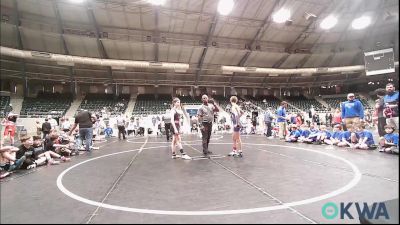 92 lbs Rr Rnd 1 - Taylan Green, Harrah Little League Wrestling vs Ashlynn Clark, Team Nomad