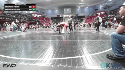 120 lbs Consolation - Benjamin Fisher, Salina Wrestling Club vs Emerson Luxton, Raw Wrestling Club