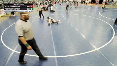 16U Girls - 140 lbs Semis - Rylee Dearwester, Ohio vs Scarlett Yeager, Maize Wrestling Club