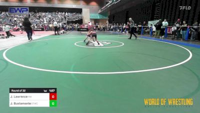 67 lbs Round Of 32 - Julian Lawrence, Red Wave Wrestling vs Jonathan Bustamante, Elite Force Wrestling Club