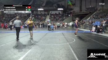 165 lbs Cons. Round 2 - Layne Sloan, DC Gold vs Oliver Hoppe, Goodland WC
