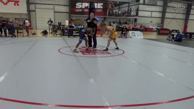 60 kg Round Of 16 - Kevin Honas, Tiger Den Wrestling Club vs Kenneth Crosby, NMU-National Training Center