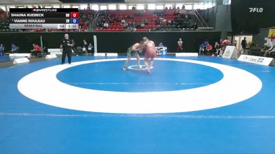 76kg Semifinal - Shauna Kuebeck, Brock WC vs Vianne Rouleau, Edmonton WC
