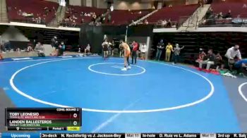 113 lbs Cons. Round 2 - Landen Ballesteros, Wesley Club Wrestling vs Toby Leonesio, Texas Elite Wrestling Club