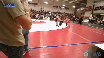 49 lbs Semifinal - Ryder Jenkins, Beggs Youth Wrestling Program vs Alex Korte, Wagoner Takedown Club