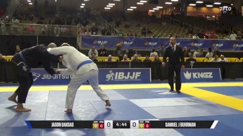 Samuel J Buhrman vs Jason Baksas 2026 Pan Jiu Jitsu IBJJF Championship