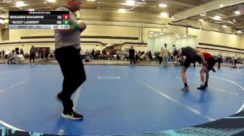 141 lbs Quarterfinal - Mazzy Lambert, Southwestern Michigan College vs Benjamin Makaritis, East Stroudsburg University