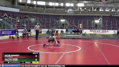 110 lbs Champ. Round 1 - Dalton Webb, Corning City Schools vs Jacob Kennedy, St Anthonys