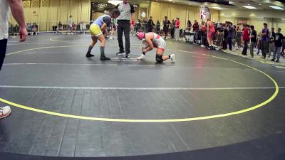 130 lbs Consi Of 8 #1 - Madison Black, Project 8 WC vs Kaila Garcia, Lvl 5 Wrestling