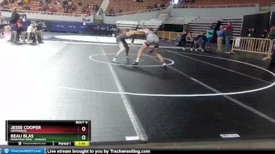 D2-138 lbs Champ. Round 1 - Jesse Cooper, Centennial vs Beau Blas, Mountain View - Marana