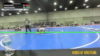 90 lbs Rr Rnd 2 - Colton Perry, OK Outlaws 14U vs Kinsler Brown, Shelton Wrestling Academy 14U