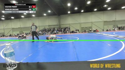 90 lbs Rr Rnd 2 - Colton Perry, OK Outlaws 14U vs Kinsler Brown, Shelton Wrestling Academy 14U