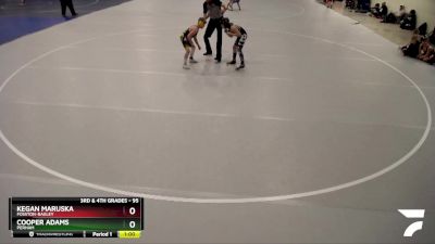 95 lbs Cons. Round 1 - Kegan Maruska, Fosston-Bagley vs Cooper Adams, Perham