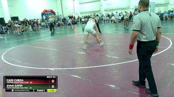 215 lbs Placement (16 Team) - Cass Chiesa, Foxfire Wrestling Club vs Evan Gavin, Team Diamond Fish Pink