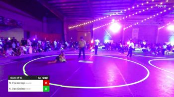 43 lbs Round Of 16 - Noah Escarcega, Manu WC vs Kolt Van Orden, Shootbox