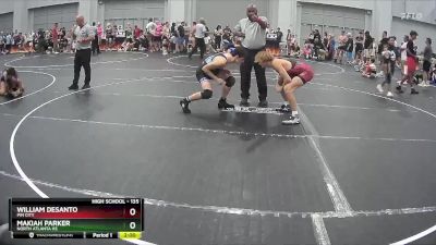 135 lbs Cons. Semi - William DeSanto, Pin City vs Makiah Parker, North Atlanta HS