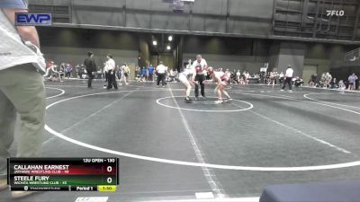 130 lbs Semifinal - Steele Fury, Wichita Wrestling Club vs Callahan Earnest, Jayhawk Wrestling Club