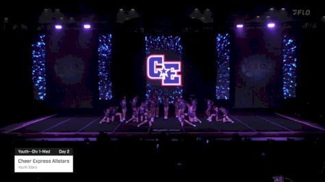 Cheer Express Allstars - Youth Stars [2025 Youth--Div 1-Med Day 2] 2025 All Out Grand Nationals