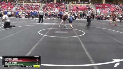 120 lbs Cons. Round 2 - Grant Smith, Trailblazer Wrestling Club vs Hayzen Kerr, Scott City Takedown Club