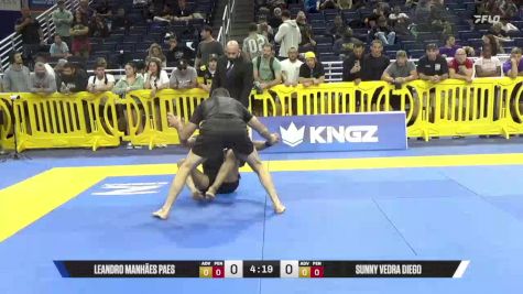 Sunny Vedra Diego vs Leandro Manhães Paes 2025 Pan IBJJF Jiu-Jitsu No-Gi Championship