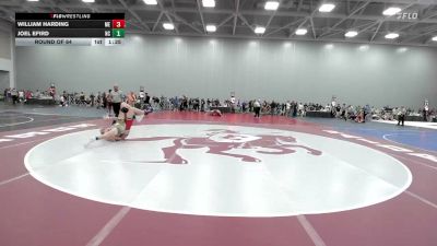 152 lbs Round Of 64 - William Harding, ME vs Joel Efird, NC