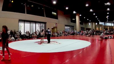 120 lbs Round 3 (4 Team) - Alana Garner, AR- 15 Pink vs Jasmine Villegas, BHWC/ Florida Supreme