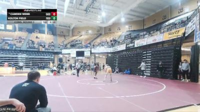 141 lbs Cons. Round 2 - Kolton Field, Fort Hays State vs Camden Webb, Carl Albert State