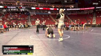 2A-215 lbs Quarterfinal - Karson Downey, Clarinda vs Gavin Bridgewater, South Tama County