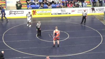 252 lbs Round Of 16 - Robert MacDowell, Wayne Highlands vs Dante Bradshaw, Altoona