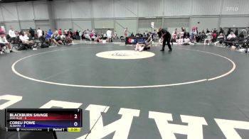 106 lbs Placement Matches (8 Team) - Blackburn Savage, Ohio Blue vs Coreu Powe, Alabama