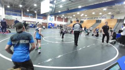 52-56 lbs Round 1 - Shae Caudle, Wrightwood Wrestling Club vs Liyana Khan, Threshold Wrestling Club