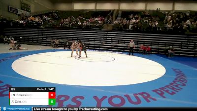 125 lbs Cons. Round 2 - Noa Omessi, Park City vs Aspyn Cole, Jordan