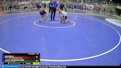 135 lbs Quarterfinal - Jax Kelly, Idaho Gold Wrestling Club vs Colby Bodenhamer, Dallas Mat Club