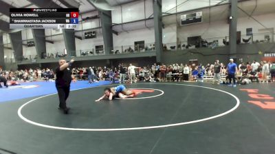 Junior Girls FS - 170 lbs Quarters - Olivia Howell, OR vs Shawnnastasia Jackson, WA