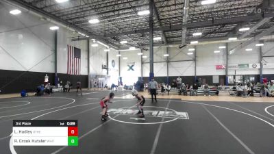 66 lbs 3rd Place - Levi Hadley, Other Team vs Raiden Crook Hutsler, White River Jr. WC