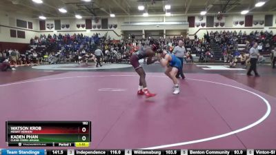 182 lbs Semifinal - Kaden Phan, Clear Creek-Amana vs Watson Krob, Mount Vernon