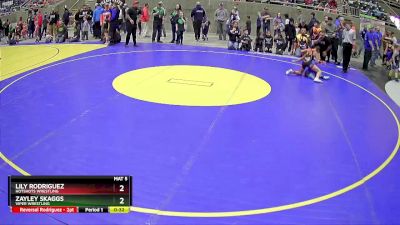 70 lbs Round 1 - Lily Rodriguez, HotShots Wrestling vs Zayley Skaggs, Viper Wrestling