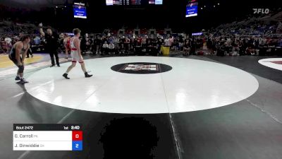 150 lbs Cons 32 #1 - Gavin Carroll, PA vs Jack Dinwiddie, OH