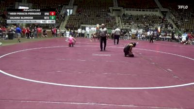 6-7A 114 1st Place Match - Juliana Eldridge, Wetumpka vs Heidi Peralta-fernadez, Opelika Hs