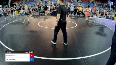 150 lbs Rnd Of 32 - Dj Wince, CO vs Nolan Fellers, IA