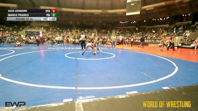 76 lbs Round Of 32 - Jack Leonard, Open Mats vs Marco Franco, Parabellum Wrestling Academy