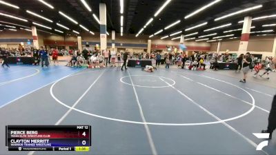 97 lbs Cons. Semi - Pierce Berg, Texas Elite Wrestling Club vs Clayton Merritt, Warrior Trained Wrestling