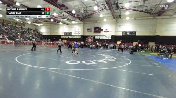 155 lbs Cons. Round 4 - Natalie Ramirez, Colton vs Abby Diaz, La Mirada