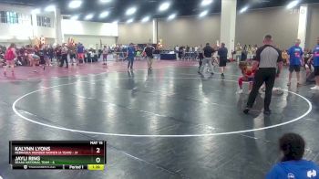 125 lbs Round 4 (8 Team) - Kalynn Lyons, Nebraska Wonder Women (A Team) vs Jayli Ring, SEAAU National Team