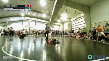 52 lbs Consi Of 4 - Conner Jameson, Broken Arrow Wrestling Club vs Elliott Fox, Locust Grove Youth Wrestling